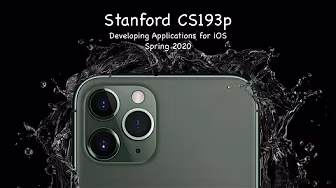 CS193p iPhone Application Development Spring 2020 background