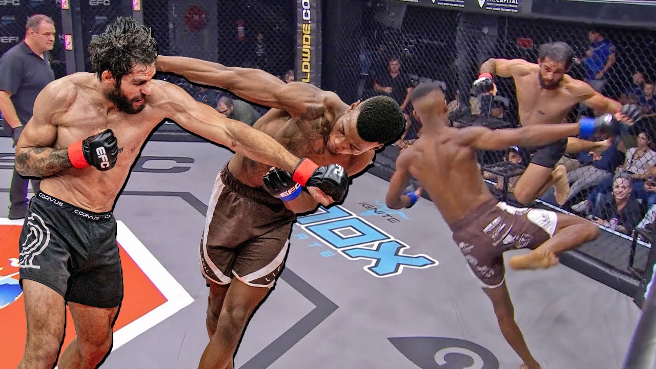 Francis Martin vs Mpho Hloka at EFC 123 Was CHAOS! background