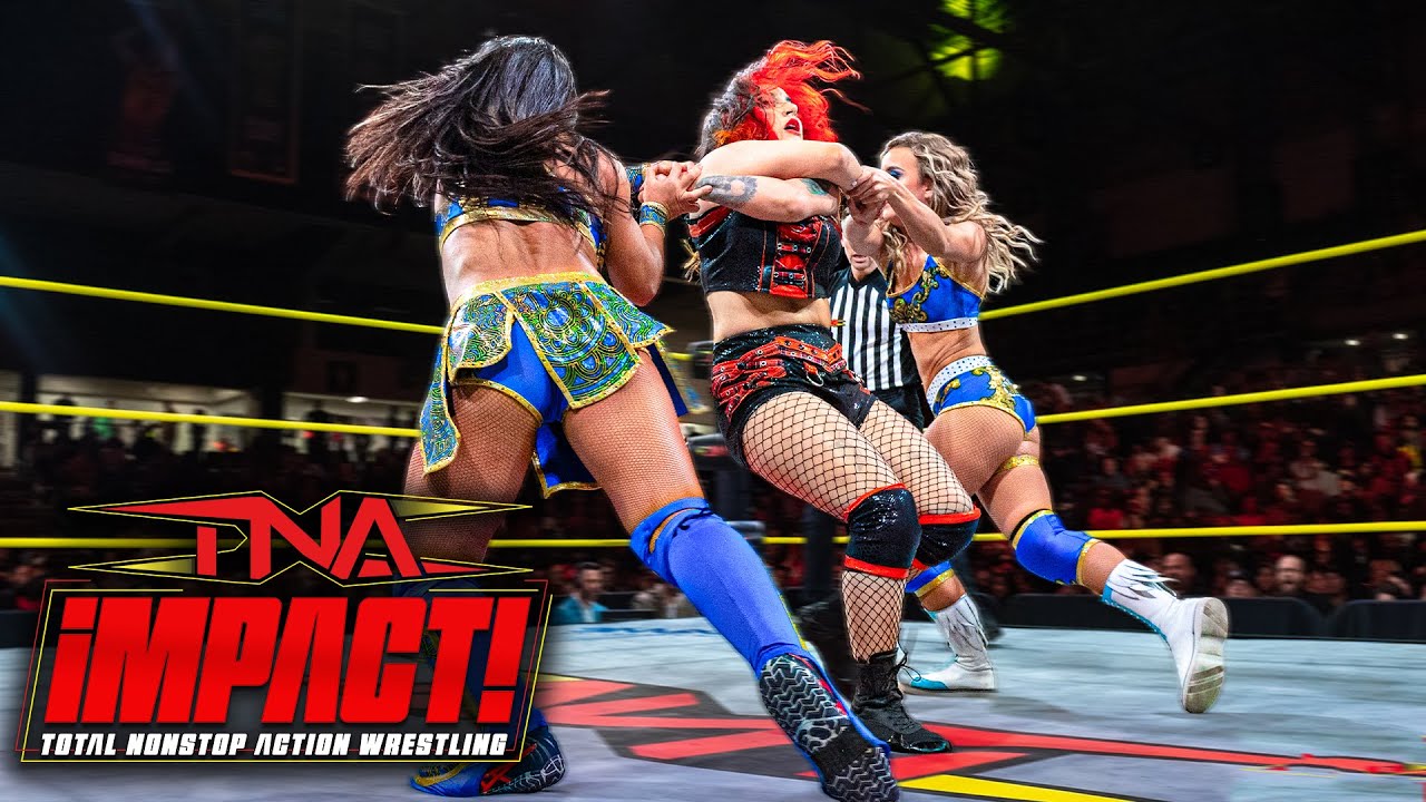 Angel Warriors Get INTENSE in Tag Team Match | TNA iMPACT! October 2, 2025 backdrop