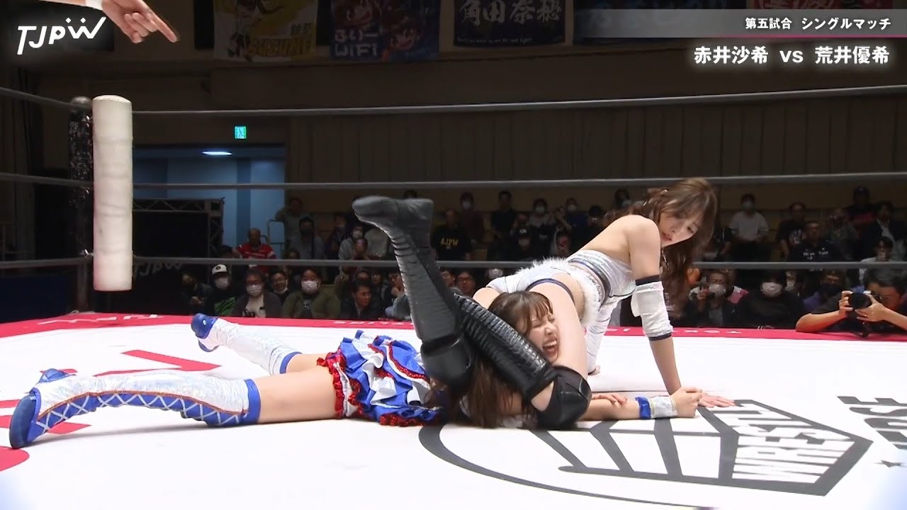 【TJPW2023.10.27】Saki (赤井沙希) vs Arai (荒井優希): ALL RISE '23 Korakuen Showdown! 后乐园精英对决!#saki #akai background