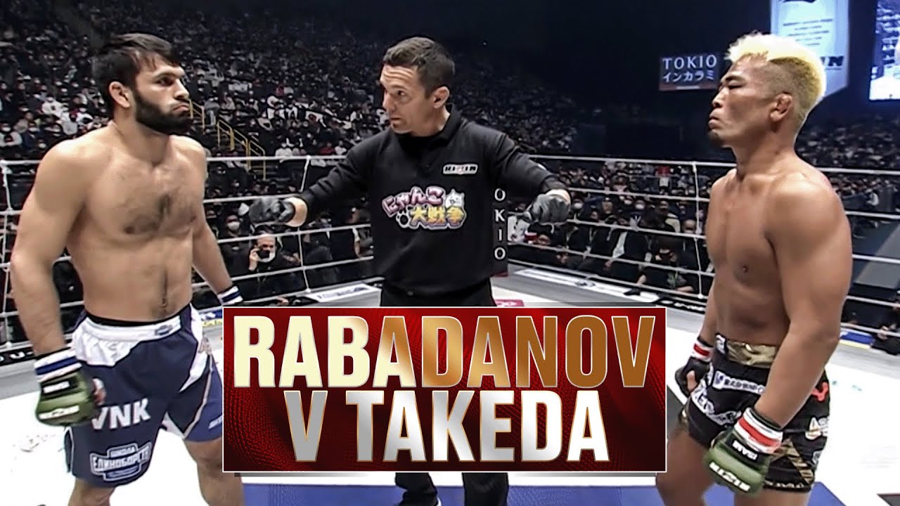 Khabib Watches On! 👀 | Gadzhi Rabadanov v Koji Takeda 武田幸史 | Full Fight | Bellator x Rizin background