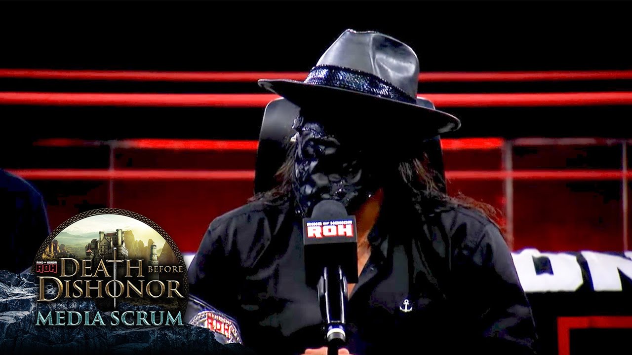Bandido: ROH World Champion! | ROH Death Before Dishonor Media Scrum background