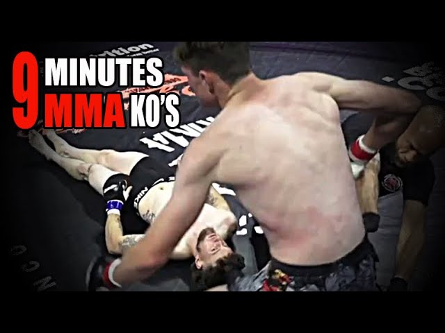 9 Minutes of Some of the Best MMA KO's of 2025