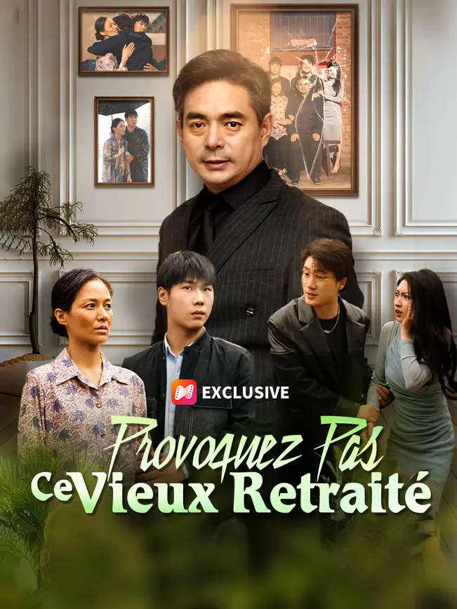 PROVOQUEZ PAS CE VIEUX RETRAITÉ poster