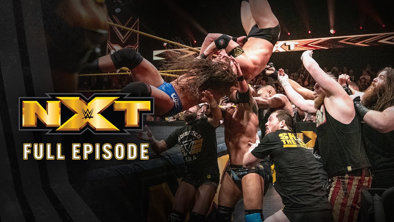 FULL EPISODE: Undisputed ERA, SAnitY and AOP & Strong brawl before WarGames: WWE NXT, Nov. 8, 2017 background