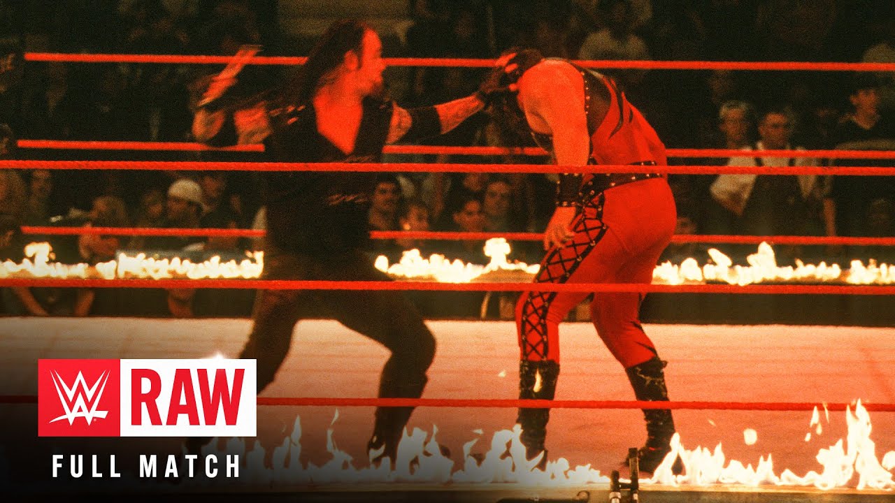 FULL MATCH: Undertaker vs. Kane | Inferno Match: Raw, Feb. 22, 1999 background