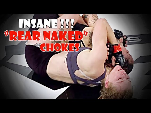 INSANE Rear Naked Chokes in Women's MMA! backdrop