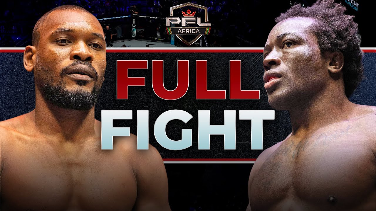 UNBELIEVABLE FLYING KNEE!! | Dwight Joseph v Wilker Nsamo | Full Fight | PFL Africa 2 2025 background