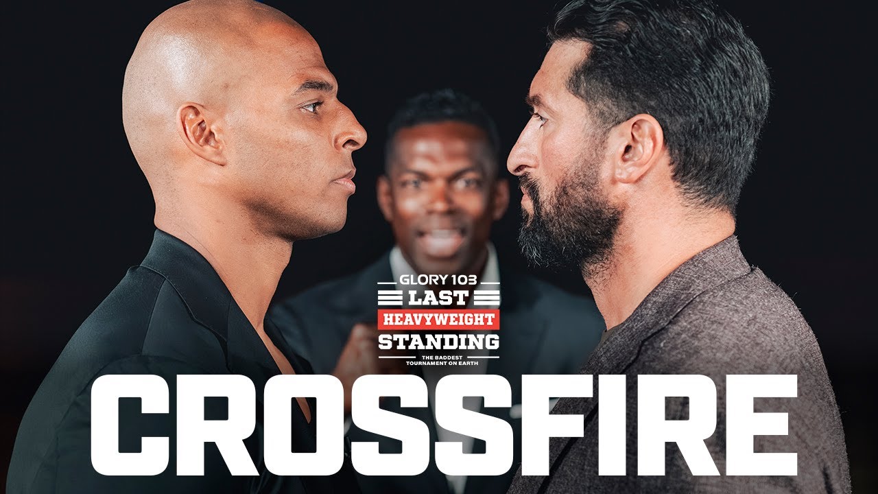 GLORY 103 CROSSFIRE: Levi Rigters vs. Jamal Ben Saddik background