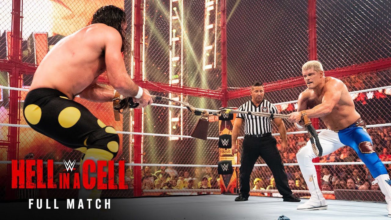 FULL MATCH: Cody Rhodes vs. Seth "Freakin" Rollins | Hell in a Cell Match: Hell in a Cell 2022 background