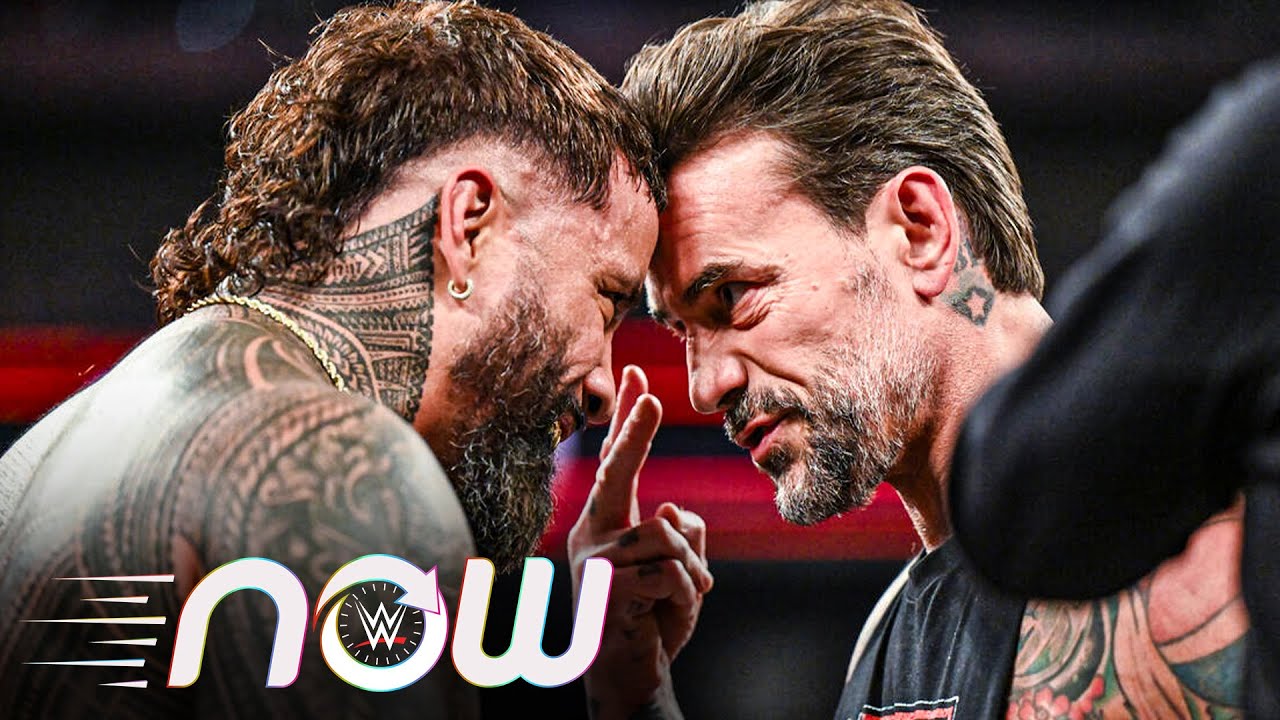 CM Punk and Jey Uso meet before World Title clash: WWE Now, Oct. 27, 2025 background
