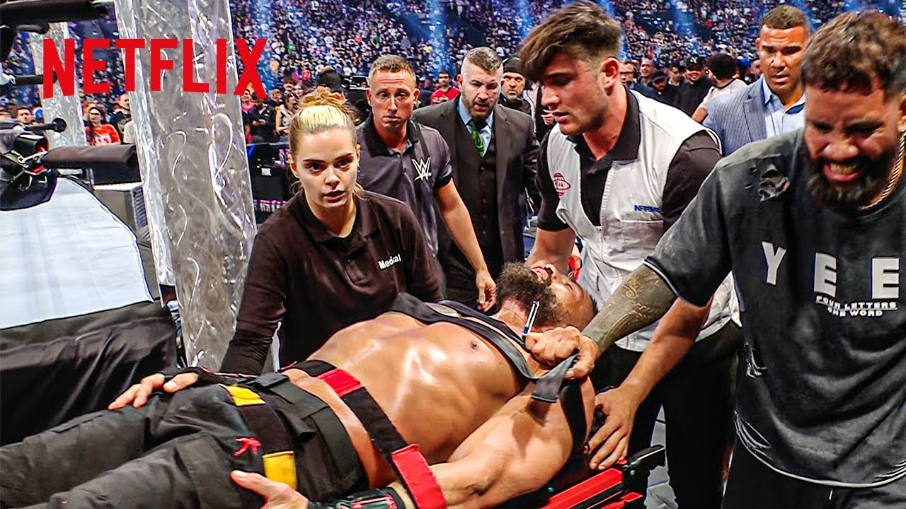 Roman Reigns gets carried away on a stretcher | Clash in Paris | 8/31/25