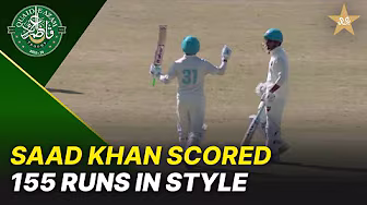 Saad Khan Scored 1️⃣5️⃣ 5️⃣ Runs in Style | Bahawalpur vs Sialkot | Day 2 | QeAT 2025-26 | PCB|M2P1S