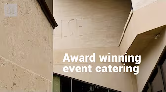 Cafés and restaurants on campus background