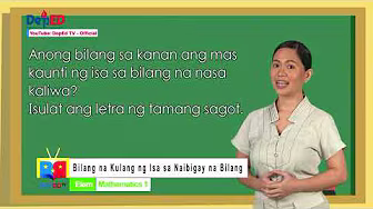 Grade 1 Math Quarter 1 Episode 4: Number Less Than One More Than Given Number