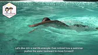 GRADE 8 PHYSICS: Newton's Third Law of Motion background