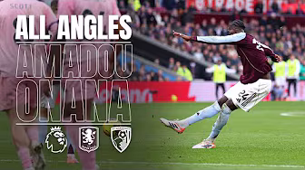 ALL ANGLES | Amadou Onana vs AFC Bournemouth