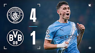 HIGHLIGHTS! Man City 4-1 Borussia Dortmund | Foden-inspired City ease past Dortmund!