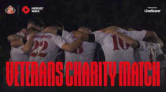Sunderland Veterans vs Newcastle Veterans | Heroes’ Week Match | Kevin Ball Shows His Support