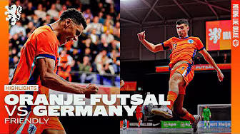 4️⃣ goals for Oranje Futsal ⭐ | Highlights Nederland 🇳🇱 - 🇩🇪 Germany