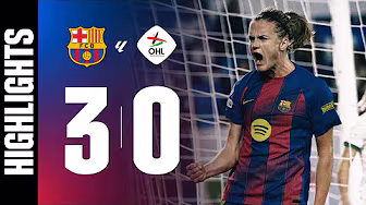 HIGHLIGHTS | FC BARCELONA 3 vs 0 OH LEUVEN | UEFA WOMEN'S CHAMPIONS LEAGUE 🔵🔴