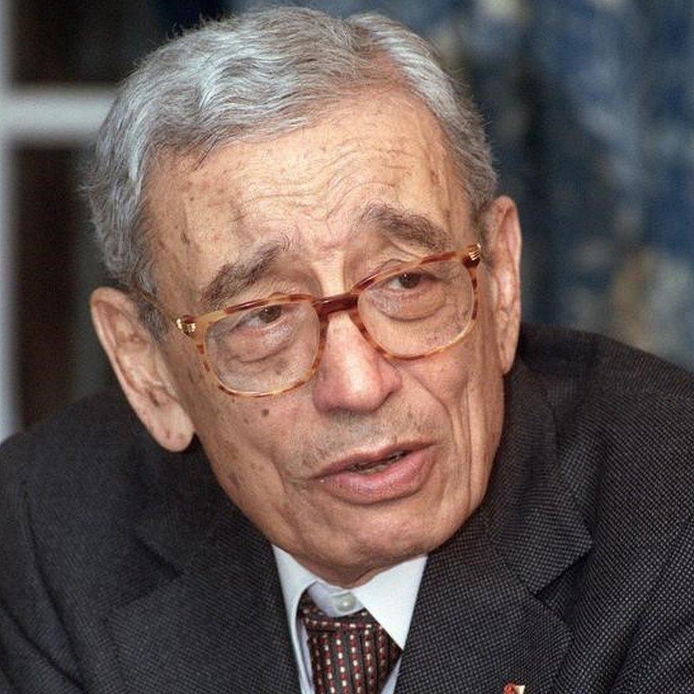 actor Boutros Boutros-Ghali large photo