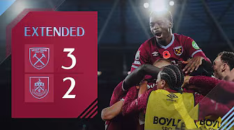 Back To Back Wins For The Hammers  | West Ham 3-2 Burnley | Premier League Extended Highlights