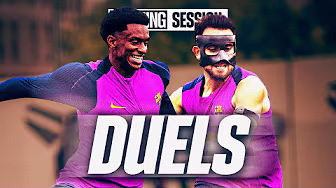 BALDE vs. GARCIA vs. MARTÍN: WHO WINS? | Intense 1v1 | FC Barcelona Training 🔵🔴