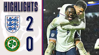 George Wonder Goal! | England U21 2-0 Republic of Ireland U21 | UEFA EURO Qualifiers | Highlights