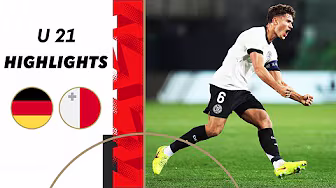 Bischof Hattrick & Karl Brace! | Germany vs. Malta 6-0 | U-21 EURO Qualifier Highlights