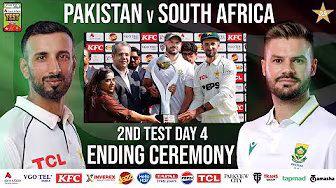 Ending Ceremony | Pakistan vs South Africa Test Series 2025 | 2nd Test Day 4 | PCB | M2R1U