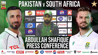 Abdullah Shafique Press Conference | PAK vs SA Test Series 2025 | 2nd Test Day 1 | PCB | M2R1U