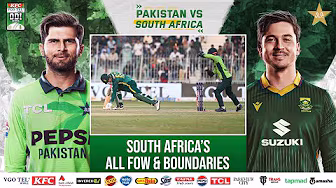 South Africa's All FOW & Boundaries | Pakistan vs South Africa ODI Series | 3rd ODI | PCB | M2R1U