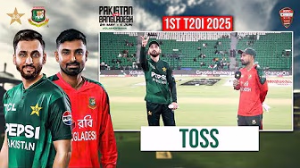 Toss | Pakistan vs Bangladesh | 1st T20I, 2025 | PCB | M2N1A