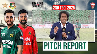 Pitch Report | Pakistan vs Bangladesh | 2nd T20I, 2025 | PCB | M2N1A background