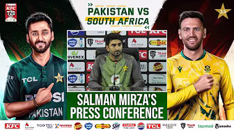 Salman Mirza Press Conference | Pakistan vs South Africa T20I Series | 2nd T20I | PCB | M2R1U background