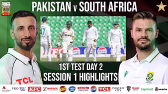 Session 1 Highlights | Pakistan vs South Africa Test Series 2025 | 1st Test Day 2 | PCB | M2R1U