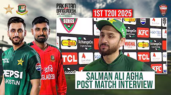 Salman Ali Agha Post Match Interview | Pakistan vs Bangladesh | 1st T20I, 2025 | PCB | M2N1A