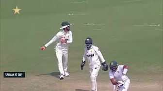 Excellent in the slips! 👏Salman Ali Agha’s sharp reflexes steal the spotlight 🌟 background