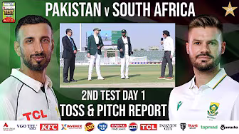 Toss & Pitch Report | Pakistan vs South Africa Test Series 2025 | 2nd Test Day 1 | PCB | M2R1U