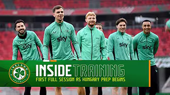 The lads get to work in Budapest 💪🇮🇪 | MD-1 in the Puskas Arena | Inside Training