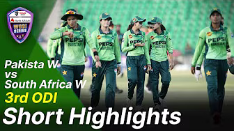 Short Highlights | Pakistan Women vs South Africa Women | 3rd ODI, 2025 | PCB | M201U