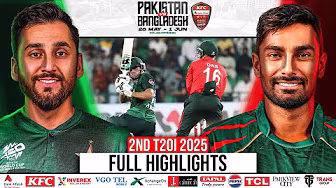 Full Highlights | Pakistan vs Bangladesh | 2nd T20I, 2025 | PCB | M2N1A background