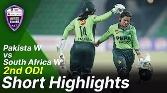 Short Highlights | Pakistan Women vs South Africa Women | 2nd ODI, 2025 | PCB | M201U