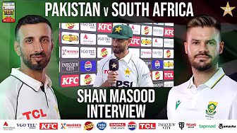 Shan Masood Interview | Pakistan vs South Africa Test Series 2025 | 1st Test Day 4 | PCB | M2R1U background