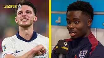 'He's a GREAT LEADER as well as a player’ Bukayo Saka talks England & Arsenal TITLE HOPES