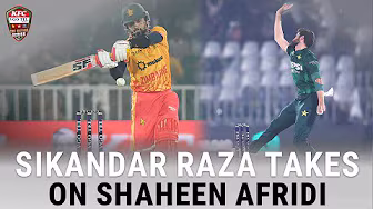Sikandar Raza Takes on Shaheen Afridi! | PAK vs ZIM | Match 01 | Tri Nation Series | PCB | M2T1U