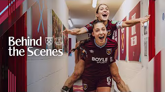 Hammers Celebrate First League Victory 💥 | West Ham Women 3-1 Everton Women | Behind the Scenes 🎥