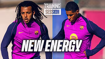 RASHFORD, BERNAL AND KOUNDE BACK AT WORK | FC Barcelona Training 🔵🔴