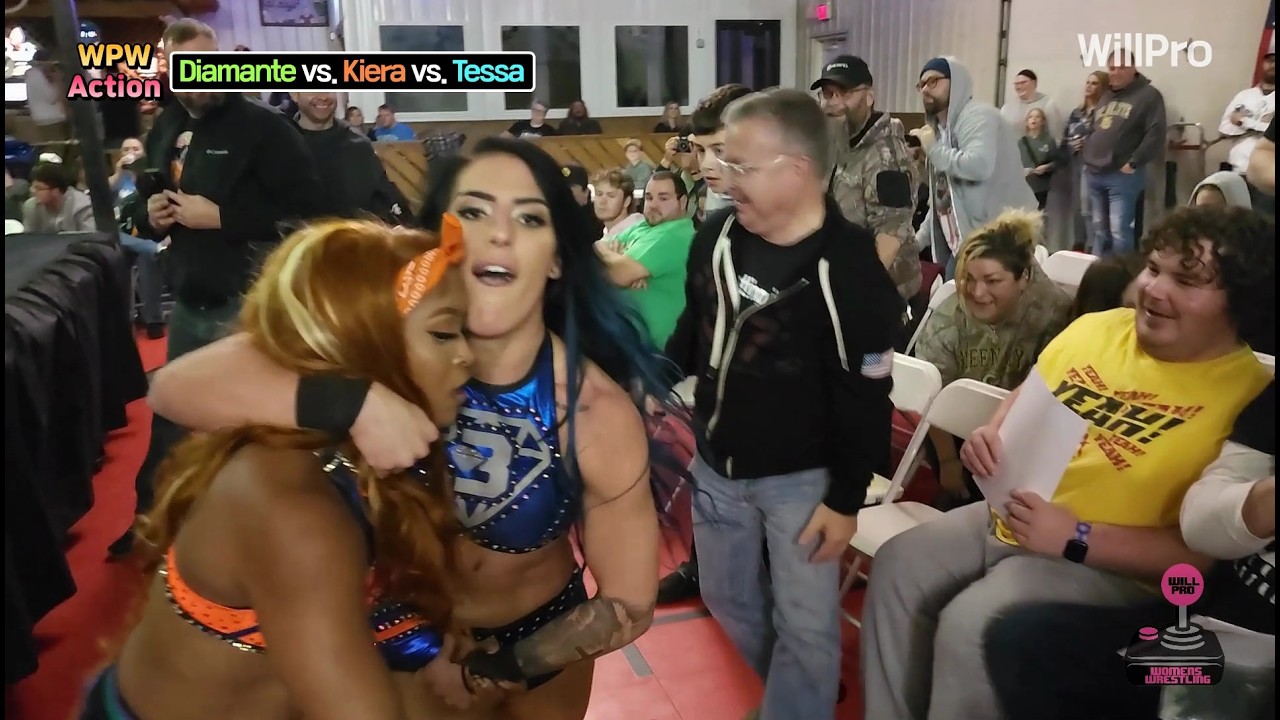 TNA Tessa Blanchard vs. Kiera Hogan vs. Diamante / Triple Threat / RPW 2023 #WPWWomen Ep.208-6